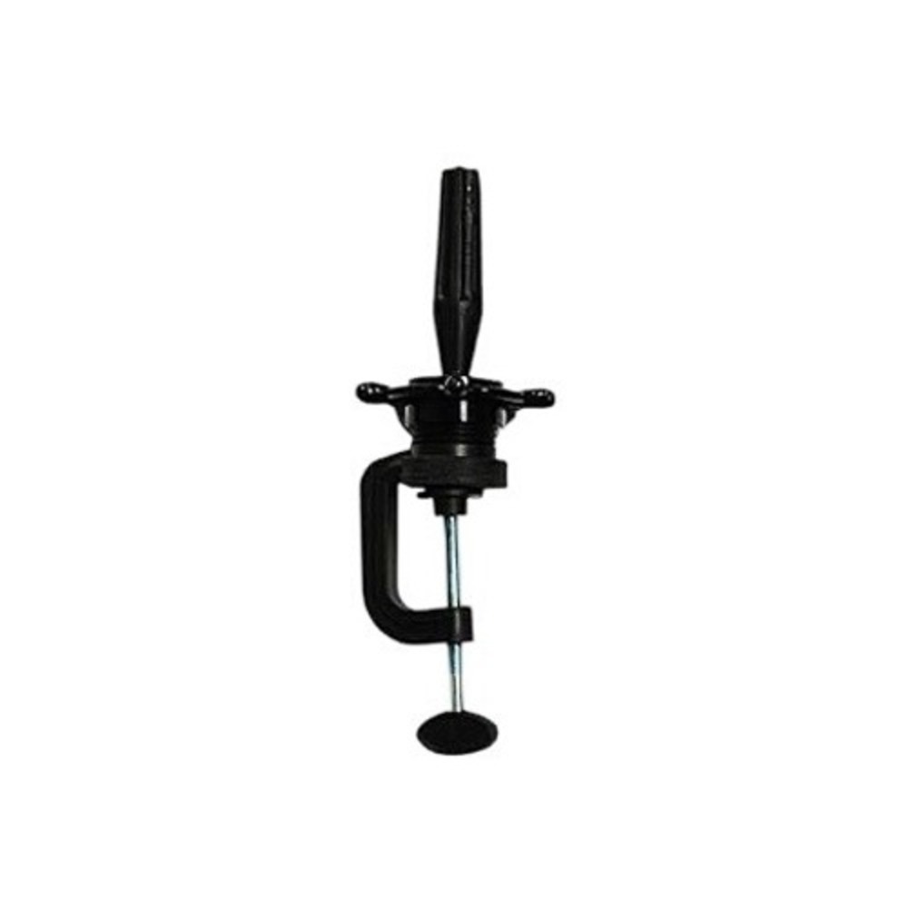 Celebrity Cosmetology Mannequin Head Standard Holding Clamp Stand Black 4oz, NIB